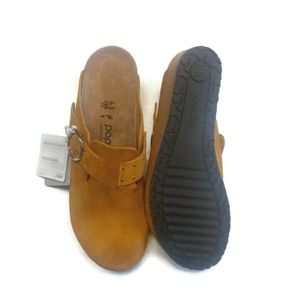 Papillio By Birkenstock Fanny Ring-Buckle Clog Sandal NARROW Fit Size 10-10.5 - Picture 8 of 10